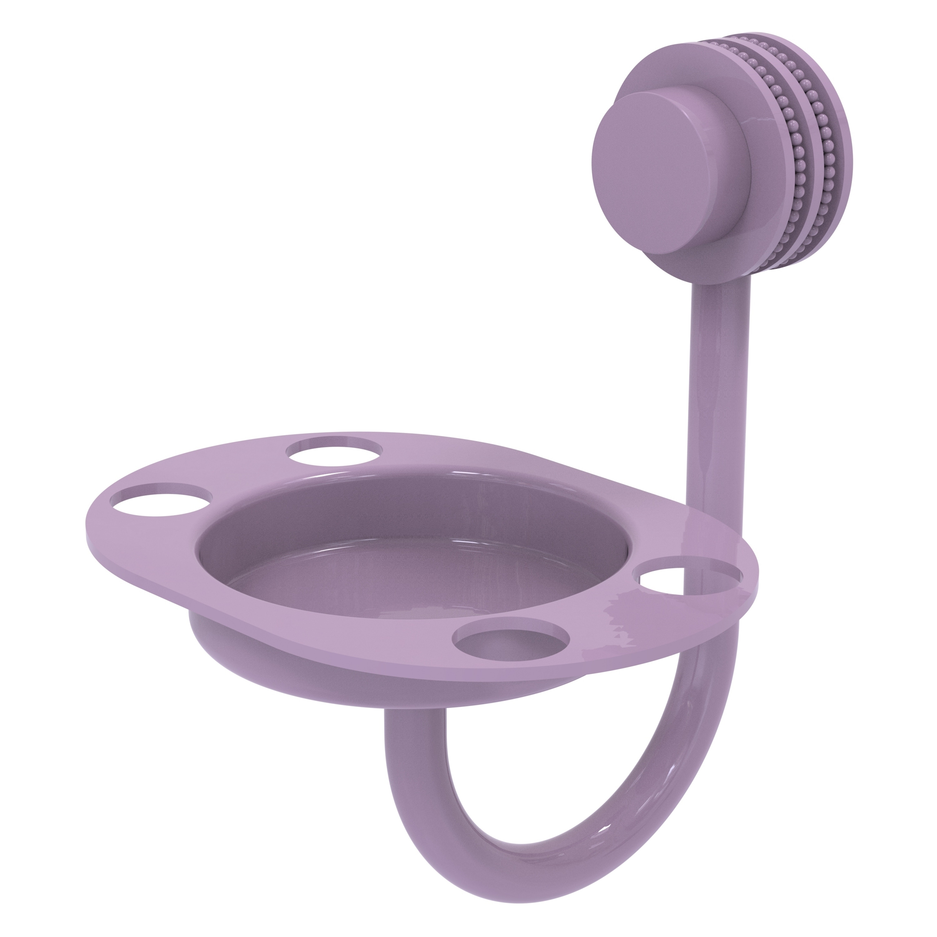 Allied Brass Venus Collection Tumbler and Toothbrush Holder with Dotted Accents