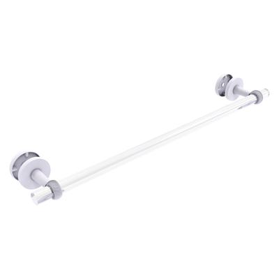 Allied Brass Clearview Collection 18 Inch Shower Door Towel Bar with Twisted Accents