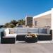 Outdoor 7-Piece Sofa Seating Group with Cushions