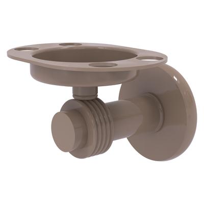 Allied Brass Mercury Collection Tumbler and Toothbrush Holder with Grooved Accents