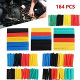 Hxoliqit 164Pcs Heat Shrink Sleeve Shrinkable Wire Tubing Wrap Heatshrink Tools & Home Improvement Daily tools Home essentials Utility tool