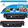 210X Black Laserjet Toner Cartridge With Chip Compatible for HP 210A 210X W2100A W2100X for HP Color Laserjet Pro MFP 4301fdw 4301fdn Pro 4201dw 4201dn Series Printer 210 Ink (Black 2 Pack)