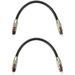 2pcs Audio Cord Digital Audio Cable Fiber Audio Cable 0.2-meter Male To Male Cord