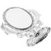 Tabletop Makeup Mirror Double-sided Makeup Mirror Swivel Makeup Mirror for Desk