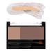 Lazy Seal Two-Color Eyebrow Powder With Eyebrow Brush Thrush Artifact Adjustables Eyebrow One Second Printed Eyebrow Natural Thrush Brow Print Makeup Supplies