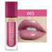 SDJMa Clear Glitter Lip Gloss Lip Plumper - Hydrating Lip Glow Oil Plumping Lip Oil Gloss - Moisturizing Tinted Jelly Lip Gloss - Lip gloss Lip Glaze Lip Care for Women (C)