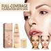 Changing Makeup Base Warm Skin Tone Nude Face Moisturizing Liquid Cover Concealer Universal Shade For All Skin Makeup 30Ml Light Sand