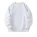 Ydojg Sweatshirts For Toddler Baby Tops Kids Long Sleeve Solid Color Pullover Hoodless Sweatshirts Top Children Unisex Soft Coat Blouse For 8-9 Years