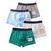 CSCHome 4 PCS Little Boys Boxer Briefs Multipacks with Assorted Prints Flex Soft Underwear for Baby Boys