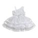 Hwmodou Toddler Girls Sleeveless Sequin Sequin Tulle Pageant Gown Party Evening Dress Wedding Dress For Children Clothes Fashion