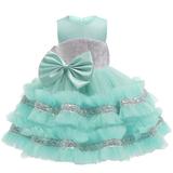 Girls Clothing Clearance Baby Girl Sleeveless Princess Dress for Girls Christmas Party Elegant Pageant Party Wedding Lace Gown Dresses for 1-6 Years Save Big