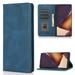 for Samsung Galaxy S23 Case PU Leather Case Vintage Wallet Case Book Folding Flip Case with Kickstand Card Holders Slots Magnetic Closure Protective Cover for Samsung Galaxy S23 Blue