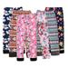 Godderr Kids Toddler Autumn Winter Leggings for Girls 3-12Y Fleece Lined Leggings Winter Warm Tights Baby Thick Printed Trousers Toddler Ankle Length Pants