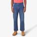 Dickies Men's Flex Relaxed Fit Carpenter Jeans - Light Denim Wash Size 42 30 (DU603)