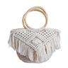 Sac cabas en crochet, blanc