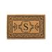 Rosalia Monogrammed Door Mat - 36" x 72", P - Frontgate