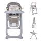 Chicco Polly Magic Relax 3in1 Highchair Low Chair - Cocoa