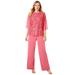 Plus Size Women's Popover Lace Jumpsuit by Jessica London in Tea Rose (Size 14 W)