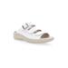 Women's Breezy Walker Slide Sandal by Propet in White Onyx (Size 8 2E)