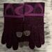 Coach Accessories | Coach Knit Tech Gloves | Color: Purple | Size: Os