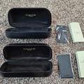 Coach Other | Coach Glasses Case Sunglass/Eyeglass Black Hard Clam Shell Lined Lot Of 2 | Color: Black | Size: Os