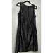 Ralph Lauren Dresses | Lauren Ralph Lauren Velvet Polka Dot Lame Dress Metallic/Black Size 10 | Color: Black | Size: 10