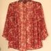 Jessica Simpson Kimonos & Yukatas | Jessica Simpson Floral Kimono Top | Color: Red/White | Size: M