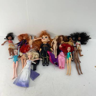 Disney Toys | Mixed Used Lot Disney Princess Character Fashion Baby Dolls Moana Ariel | Color: Gold | Size: O/S