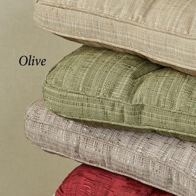 Romano Chair Pads Set of Two, Set of Two, Olive