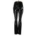 Blank NYC Faux Leather Pants - High Rise Skinny Leg Boot Cut: Black Bottoms - Women's Size 30