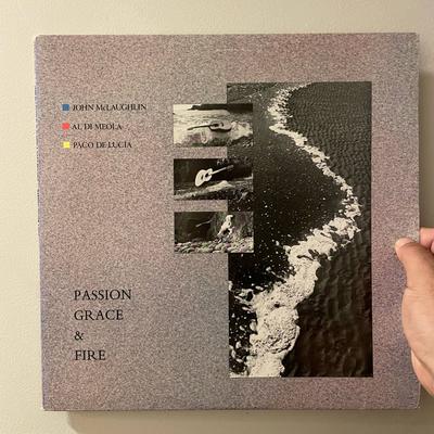 Columbia Media | John Mclaughlin - Passion Grace Fire Lp Vintage Vinyl Record | Color: Black | Size: Os