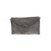 Borse in Pelle Leather Clutch: Gray Bags