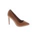 Mix No. 6 Heels: Pumps Stilleto Cocktail Party Brown Print Shoes - Women's Size 6 - Pointed Toe