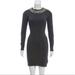 Michael Kors Dresses | Michael Kors Embellished Neck Sweater Dress | Color: Gray/Silver | Size: S