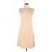 Shein Casual Dress - A-Line: Tan Solid Dresses - Women's Size Large