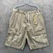 Levi's Shorts | Levi's Shorts Men's Extra Large Adult Khaki Cargo Pants Pockets Outdoors Button | Color: Tan | Size: Xl