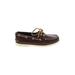Sperry Top Sider Flats Brown Print Shoes - Women's Size 6 - Round Toe