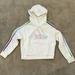 Adidas Shirts & Tops | Girls Adidas Hoodie | Color: White | Size: Sg