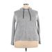 Mossimo Supply Co. Pullover Hoodie: Gray Marled Tops - Women's Size 2X-Large