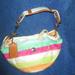 Coach Bags | Coach Hampton Watercolor Stripe Small Hobo Bag 10021 | Color: Blue/Pink | Size: Small
