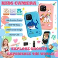 Téléphone intelligent avec carte SD 32 Go pour enfants appareil photo pour enfants jouets pour