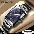 Montres de luxe pour hommes Top Brand Fashion Quartz Watch Silver full Stainless Steel Chain