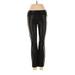 Blank NYC Faux Leather Pants - Mid/Reg Rise Skinny Leg Boot Cut: Black Bottoms - Women's Size 26