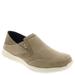 Nunn Bush Conway EZ Canvas Moc Toe Slip-On - Mens 8 Bone Slip On Medium