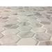 Medici & Co. Calacatta Beveled Hexagon 2" x 4" Marble Honeycomb Mosaic Wall & Floor Tile Marble | 4 H x 2 W x 0.38 D in | Wayfair STCALHAR24BP