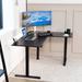 VIVO Electric 63" x 47" Corner Standing Desk, DESK-E3CTB-47 Wood/Metal in Black/Brown/Gray | 28.5 H x 63 W x 23.6 D in | Wayfair