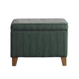Ebern Designs Herluf Storage Ottoman Polyester/Wood/Fabric in Brown | 18 H x 24 W x 18 D in | Wayfair 3F3259430B0A46C1A4D56E373A80CF62