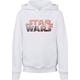 Hoodie F4NT4STIC "F4NT4STIC Kinder Star Wars Tatooine Logo with Basic Kids Hoody" Gr. 110/116, weiß (white) Mädchen Sweatshirts Sweatshirt