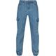 Bequeme Jeans SOUTHPOLE "Herren Southpole Denim With Cargo Pockets" Gr. 32, Normalgrößen, blau (retro midblue washed) Herren Jeans