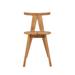 Millwood Pines Evander Side Chair in Natural Wood in Brown | 30 H x 18.25 W x 21 D in | Wayfair EEDA8CB030694B1ABBB1AABDB0A49BFB